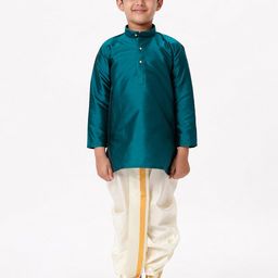 Ramraj Boys Regular Kurta With Dhoti Pants-14