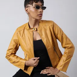 SHOWOFF Windcheater Mandarin Collar Biker Jacket-picture-15