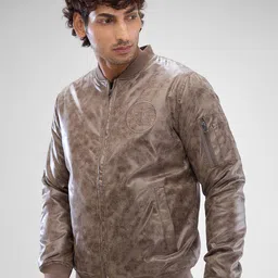 SPYKAR Men Full Sleeve Regular Fit Biker Jacket-picture-49