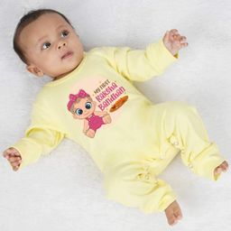 KNITROOT Infant Boys Printed Cotton Sleepsuit-image-114