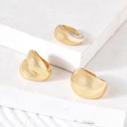 JOKER & WITCH Set Of 3 Gold Plated Finger Rings-image-88