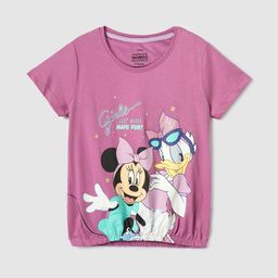 max Girls Minnie & Daisy Printed Casual Pure Cotton T-shirt-image-40