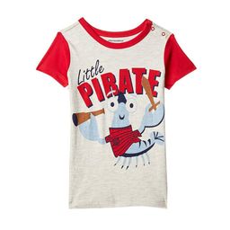 Nino Bambino Boys Grey Printed Round Neck Sustainable T-shirt-image-7