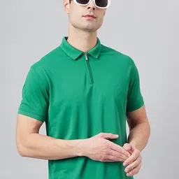 98 Degree North Polo Collar Cotton T-shirt-image-93