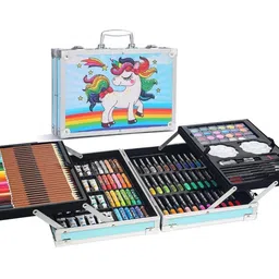 FEELHIGH Kids 145-Pcs Unicolor Pattern Coloring Kit-picture-40