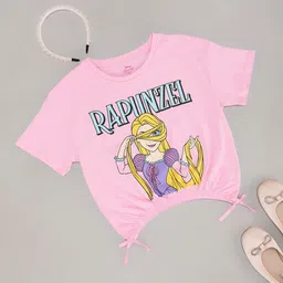 Pantaloons Junior Girls Graphic Printed Cotton Casual T-shirt-image-29