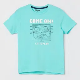 Fame Forever by Lifestyle Boys Typography Printed Round Neck Cotton T-shirt-image-33