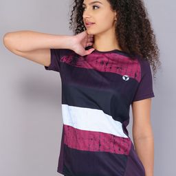 Technosport Striped Antimicrobial T-shirt-image-96