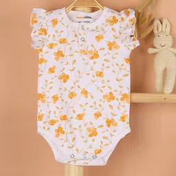 Moms Home Infant Girl Printed Organic Cotton Bodysuit-picture-49