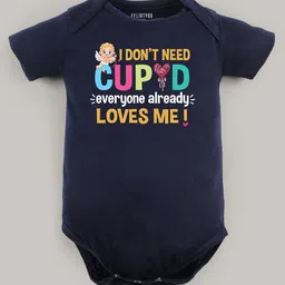 FflirtyGo Infants Valentine's Day Special Printed Pure Cotton Bodysuit-image-64