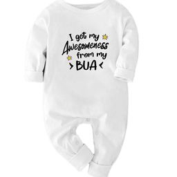 Zeezeezoo Kids Typography Printed Pure Cotton Bodysuit-image-13