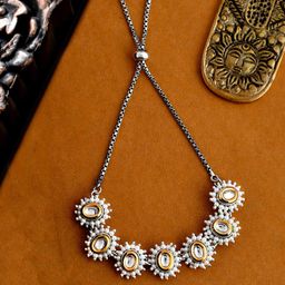 Voylla Silver-Plated Charm Bracelet-picture-25