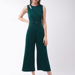 Miss Chase Women Green Solid Jumpsuit-picture-16