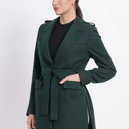 AUDSTRO Notched Lapel Collar Woollen Single Breasted Overcoat-picture-34