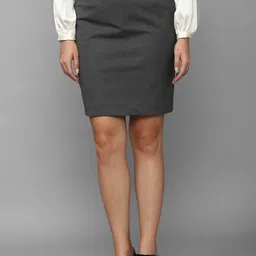 Allen Solly Woman Above Knee-Length Pencil Formal Skirt-image-45
