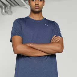 Puma Performance Heather Round Neck Training T-shirt-image-41
