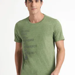 Wildcraft Men Typography Printed Running Rapid Dry T-shirt-picture-2