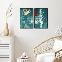999Store Set Of 2 Abstract Painting Wall Art-10
