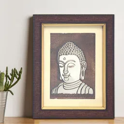 SHREE KALA HOME DECOR Buddha Foil Art Painting Wall Art-picture-38