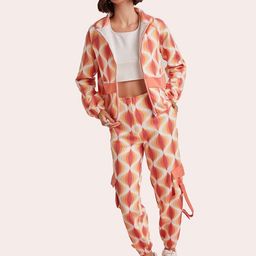 Muvazo Printed Insulator Cotton Bomber Jacket-image-30
