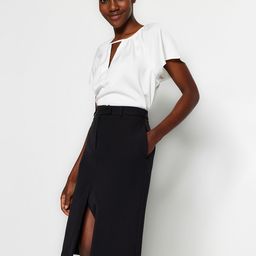 Trendyol A-Line Knee Length Skirt-image-30