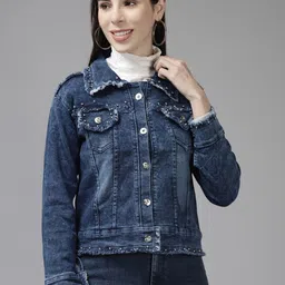 BAESD Washed Windcheater Denim Jacket-11