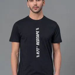 Red Tape Men Typography Printed Pure Cotton T-shirt-image-88