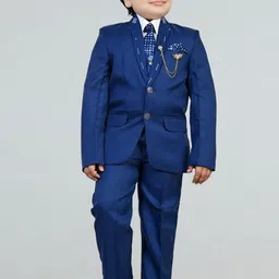 BT DEZINES Boys Single-Breasted Five-Piece Party Suits-image-17