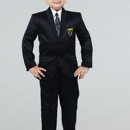 BT DEZINES Boys Single-Breasted 4-Pcs Suit-36