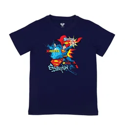 DC by Wear Your Mind Boys Navy Blue Superman T-shirt-image-80