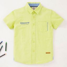 Ed-a-Mamma Boys Spread Collar Short Sleeves Casual Shirt-picture-45