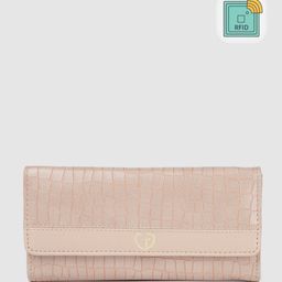 Caprese Women Animal Textured RFID Three Fold Wallet-image-27