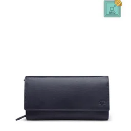 AQUATAN Women Leather RFID Protected Flap Over Two Fold Wallet-46