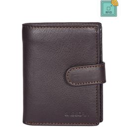 Sassora Unisex Textured Leather RFID Two Fold Wallet-57