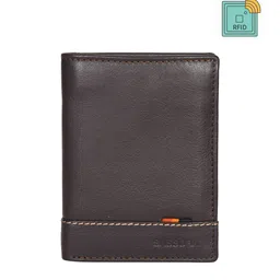 Sassora Unisex Leather RFID Two Fold Wallet-16