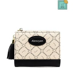 Alexvyan Women Typography Printed PU Two Fold Wallet-image-38