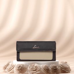 Lavie Naima Women Brown & Beige Colourblocked Three Fold Wallet-image-22