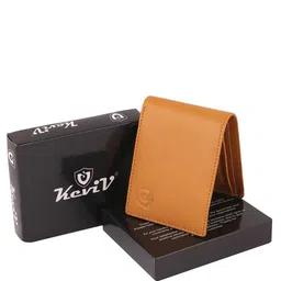 Keviv Men Leather Three Fold Wallet-image-62