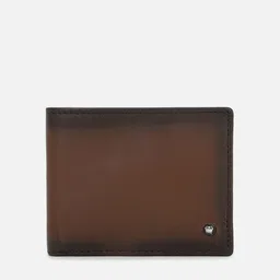 Louis Philippe Men Leather Two Fold Wallet-4