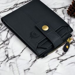 LORENZ Men Leather Two Fold Wallet-2
