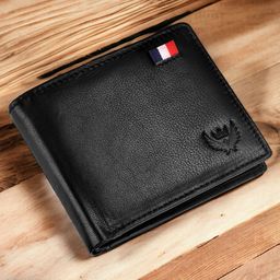 LORENZ Men Leather Two Fold Wallet-14