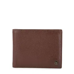Van Heusen Men Maroon Textured Leather Two Fold Wallet-picture-7