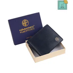 HAMMONDS FLYCATCHER Men Blue Leather Two Fold Wallet-36
