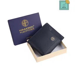 HAMMONDS FLYCATCHER Men Blue Leather Two Fold Wallet-image-78