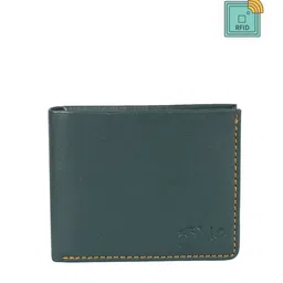 Style Shoes Men RFID Leather Two Fold Wallet-image-28