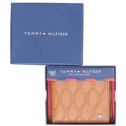 Tommy Hilfiger Men Geometric Textured Leather Two Fold Wallet-image-19