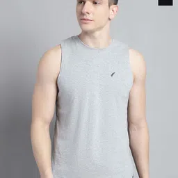 FBAR Pack Of 2 Round Neck Skin Friendly Pure Cotton Gym Innerwear Vests FBAE-01-04-image-96
