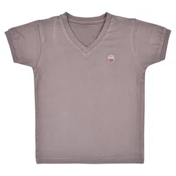 Wish Karo Boys Grey V-Neck Cotton T-shirt-image-72