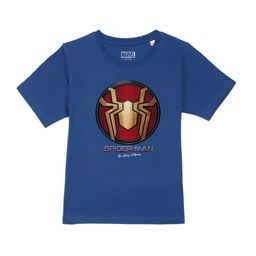 Marvel by Wear Your Mind Boys Blue Spiderman Printed Pure Cotton T-shirt-image-72