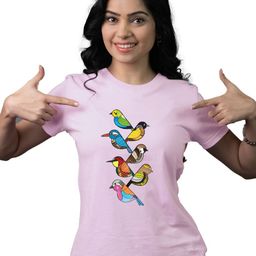 Tedhi Medhi Family Women Graphic Printed Round Neck Cotton T-shirt-image-70